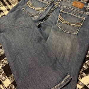 BKE Classic Blue Jeans with Contrast Stitching
